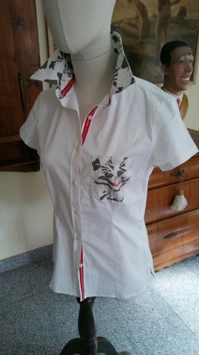 Sportliche damenbluse mercedes - damenbluse,