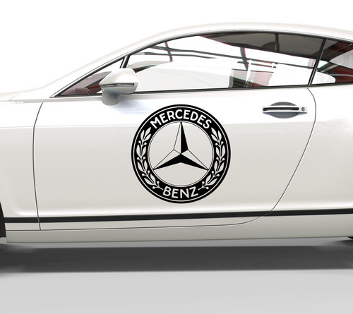 Aufkleber mercedes benz logo - mercedes,